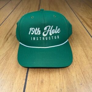 Imperial‎ 19th Hole Instructor Golf Hat Rope Cap Green OSFA